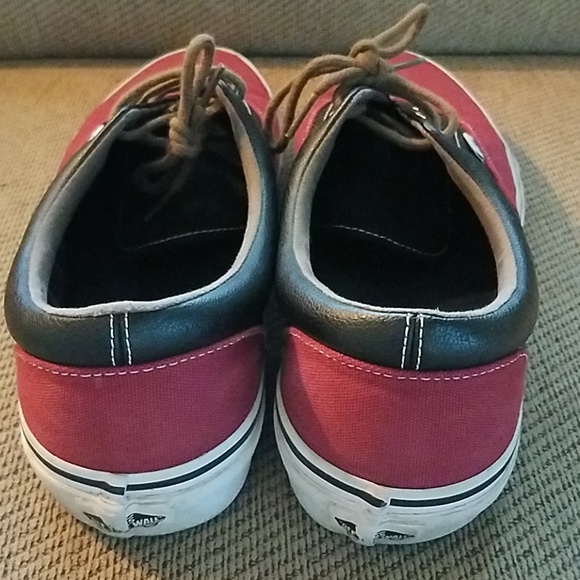 Leather and canvas Vans 10.5 - Picture 3 of 4